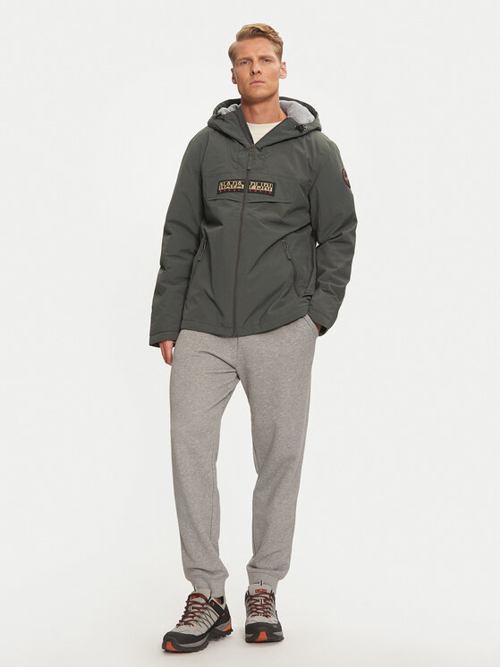 Napapijri Napapijri Übergangsjacke Rainforest Open NP0A4HES Grün Regular Fit