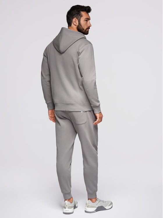 Ombre Ombre Komplet dresowy Z119 Szary Regular Fit