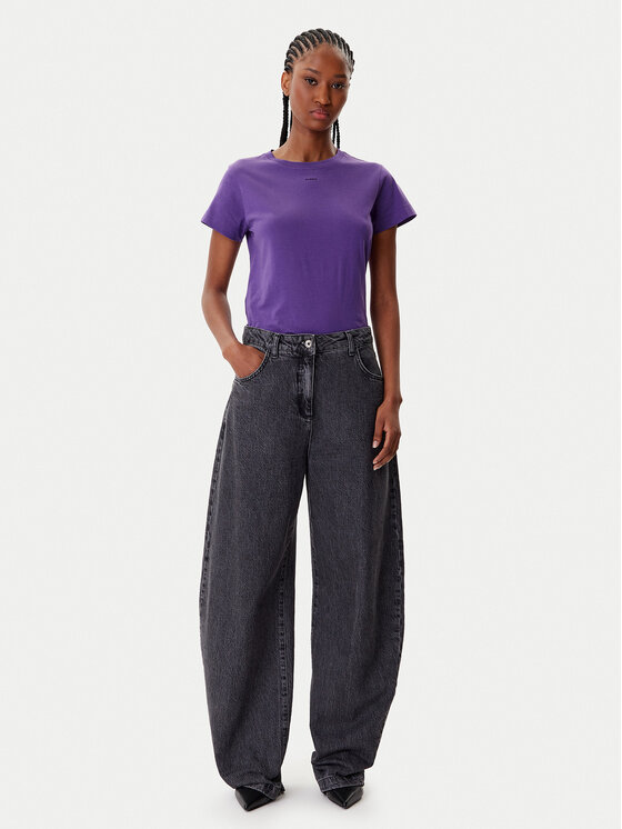 PINKO PINKO Tricou Basico 100373 A2RE Violet Regular Fit