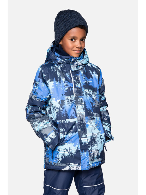 Lemon Explore Lemon Explore Kurtka narciarska ZL3152105OSB-015 Granatowy Regular Fit