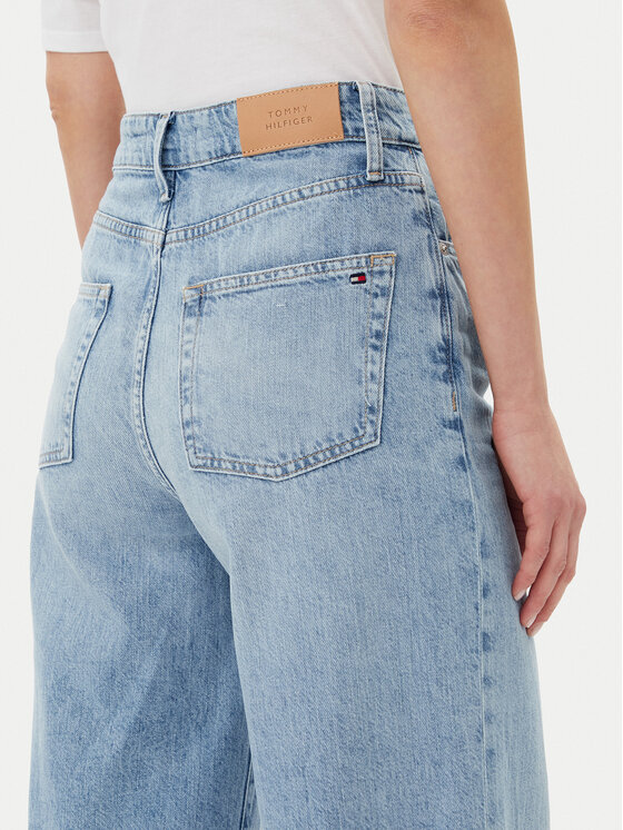 Tommy Hilfiger Tommy Hilfiger Jeans hlače WW0WW45504 Svetlo modra Relaxed Fit