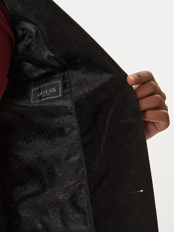 Guess Guess Sakko M6RN48 K45M2 Schwarz Classic Fit