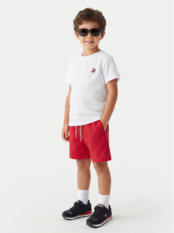 Beverly Hills Polo Club Beverly Hills Polo Club T-Shirt P-SS26B-TS0131 Bílá Regular Fit