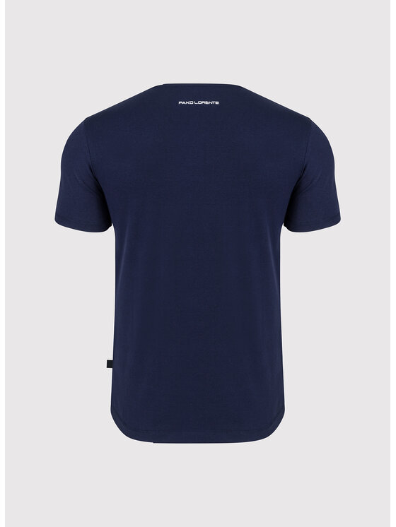 Pako Lorente Pako Lorente T-Shirt P000B-TT-001 Granatowy Slim Fit