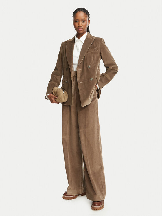 Weekend Max Mara Weekend Max Mara Marynarka Katanga 2625046012 Brązowy jasny Regular Fit