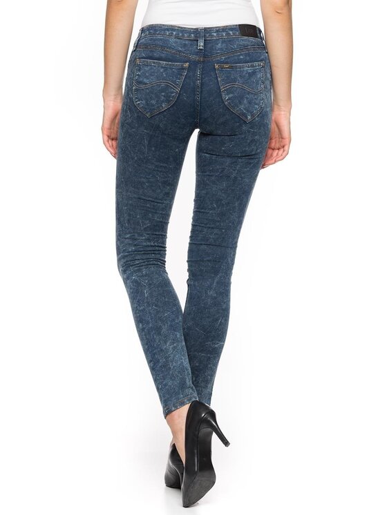 Lee Lee Jeansy TOXEY Niebieski Skinny Fit