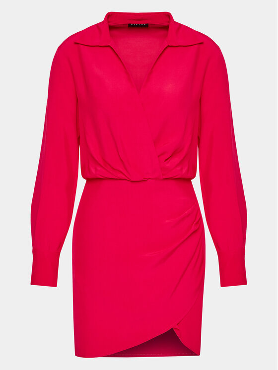 Sisley Sisley Kleid für den Alltag 4B5FLV03L Rosa Regular Fit