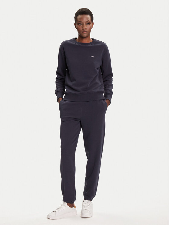 Gant Gant Pulóver Shield 4201414 Sötétkék Relaxed Fit