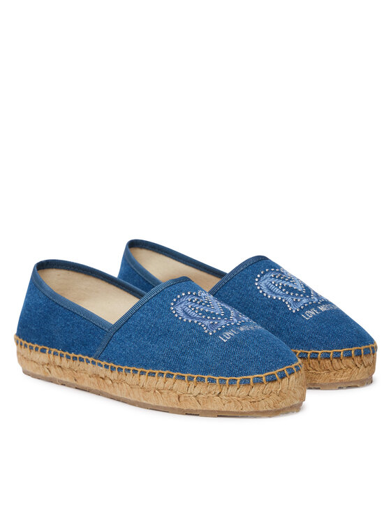 LOVE MOSCHINO LOVE MOSCHINO Espadrilky JA10532G0OJO5700 Modrá
