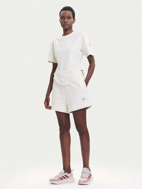 adidas by Stella McCartney adidas by Stella McCartney T-shirt JX6775 Bež Regular Fit