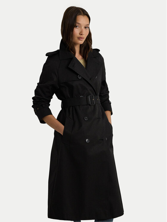 LAUREN RALPH LAUREN Lauren Ralph Lauren Trenčkot 297951259001 Černá Straight Fit