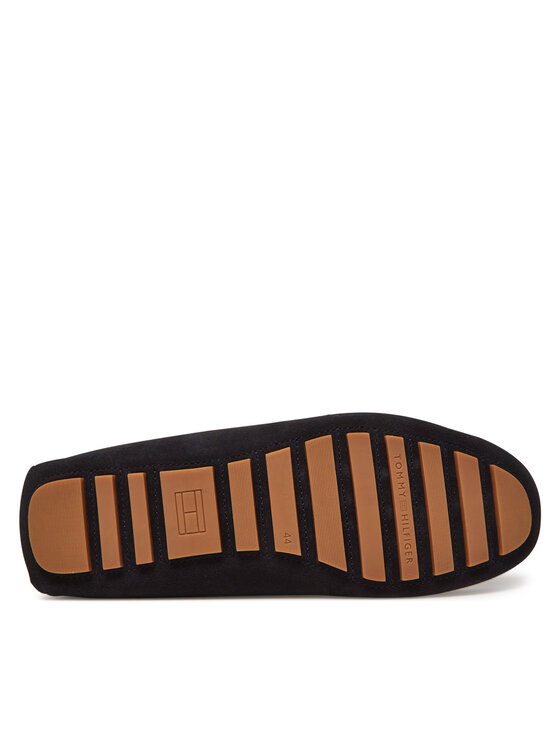 Tommy Hilfiger Tommy Hilfiger Mokaszin Hilfiger Folded Suede Driver FM0FM05385 Sötétkék