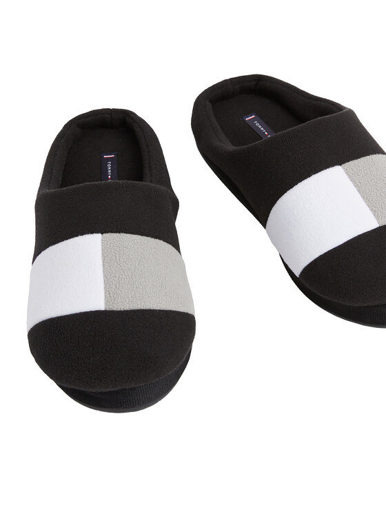 Tommy Hilfiger Tommy Hilfiger Παντόφλες Σπιτιού Tommy Hilfiger Flag Homeslipper FM0FM03801 Μαύρο