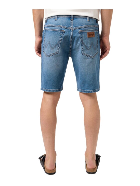 Wrangler Wrangler Szorty jeansowe 112350658 Niebieski Regular Fit