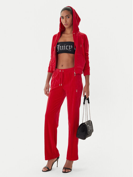 Juicy Couture Juicy Couture Pantaloni trening Tina JCWBJ225307 Roșu Regular Fit