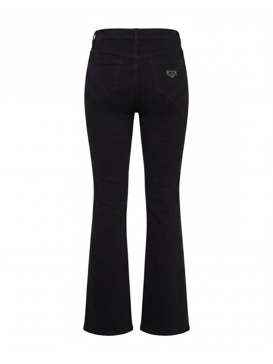 PHILIPP PLEIN PHILIPP PLEIN Jeansy 31779 Czarny Flare Fit
