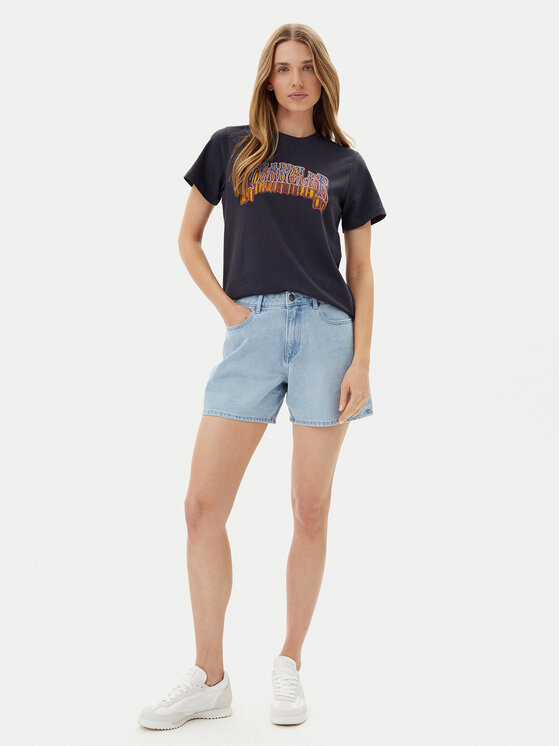 Volcom Volcom Дънкови шорти Stoned B2012500 Син Boyfriend Fit