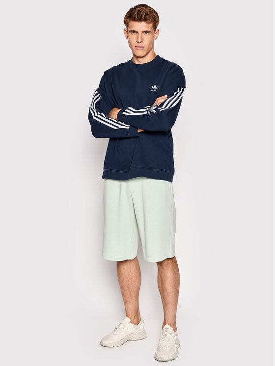 Felpa adicolor Classics Lock Up Trefoil HK9824 Blu...