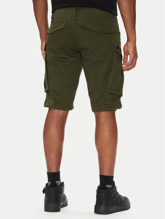 G-Star Raw G-Star Raw Kratke hlače iz tkanine Rovic Zip D26214-5126 6059 Khaki Relaxed Fit