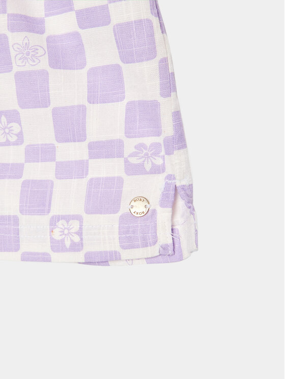 Roxy Roxy Sportske kratke hlače All Over Again ERGNS03137 Ljubičasta Relaxed Fit