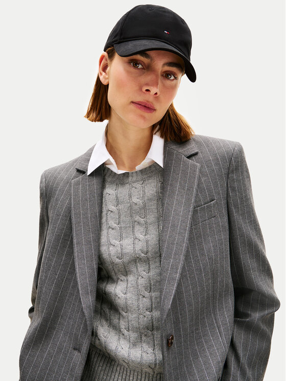 Tommy Hilfiger Tommy Hilfiger Καπέλο Jockey Th Flag Soft 6 Panel AW0AW17781 Μαύρο