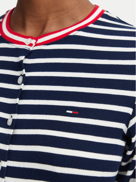 Tommy Jeans Tommy Jeans Kardigāns DW0DW22805 Tumši zils Slim Fit