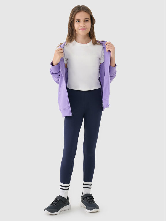 4F 4F Legginsy BASIC+ Granatowy
