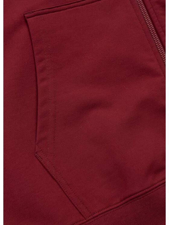 PITBULL PITBULL Bluza SMALL LOGO NUGGET Bordowy Regular Fit