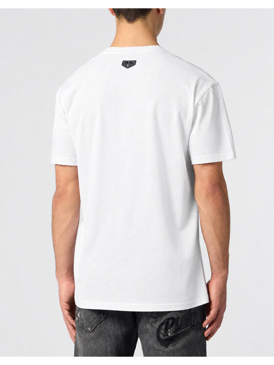 PHILIPP PLEIN PHILIPP PLEIN T-Shirt 31603 Biały Regular Fit