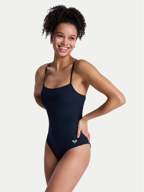 Roxy Roxy Strój kąpielowy Solid Essentials ERJX103805 Czarny