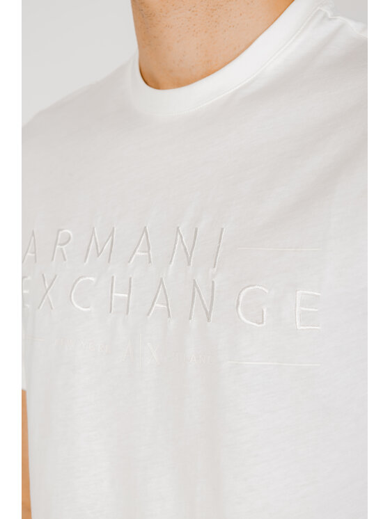 Armani Exchange Armani Exchange T-shirt 3DZTJC ZJBYZ Bianco Shirt Fit