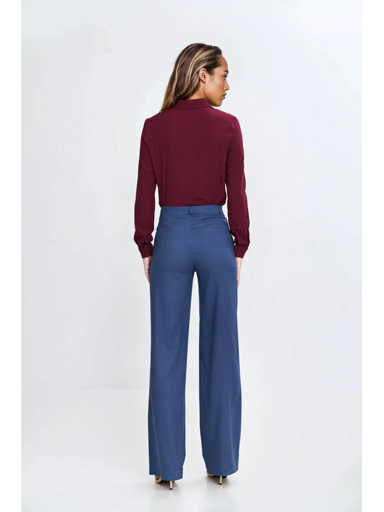 NIFE NIFE Košile K87 Bordó Regular Fit