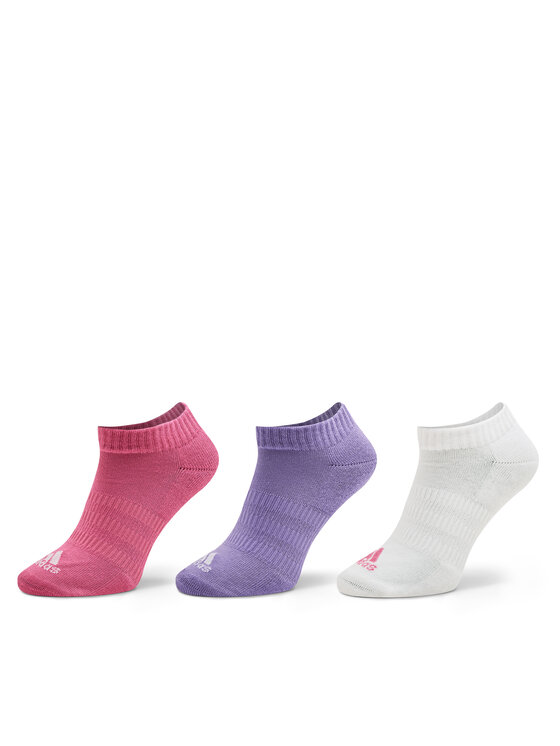 Șosete Scurte Unisex adidas Cushioned Low-Cut Socks 3 Pairs IC1335 Roz
