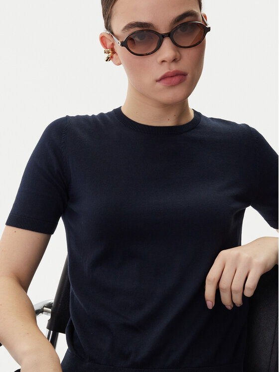 Weekend Max Mara Weekend Max Mara T-shirt Gabarra 2615361081 Blu scuro Slim Fit