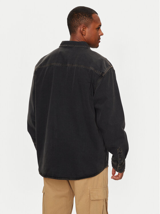 Vans Vans Τζιν πουκάμισο Stevens VN000HNT Μαύρο Loose Fit