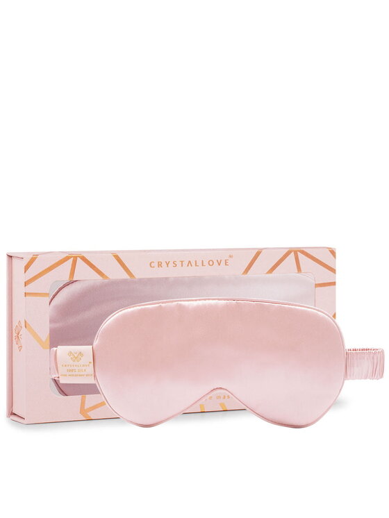 Opaska na oczy Crystallove, Róż