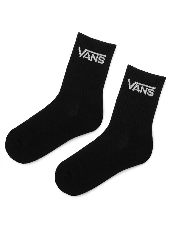 Vans Vans Σετ 3 ζευγάρια ψηλές κάλτσες γυναικείες By Classic Crew VXNQBLK Μαύρο