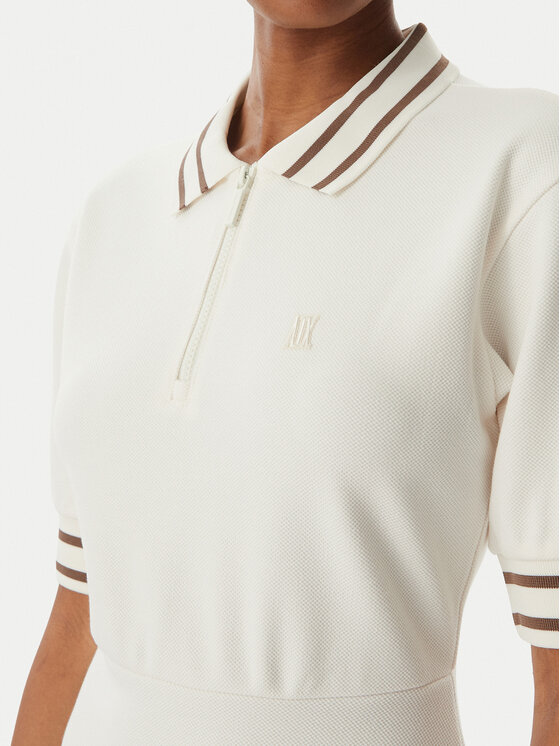 Armani Exchange Armani Exchange Sukienka codzienna XW001739 AF13401 U1003 Kremowy Regular Fit