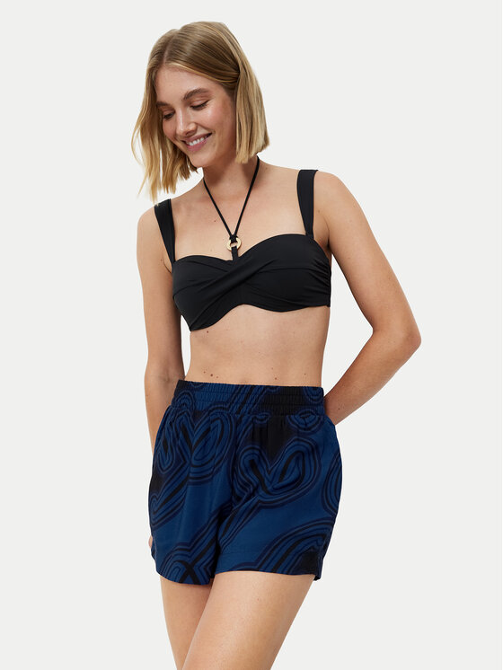 Triumph Triumph Šortky z materiálu Beach MyWear 10222167 Tmavomodrá Regular Fit