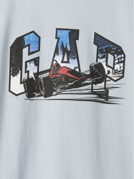 Gap Gap T-krekls 544192-01 Pelēks Regular Fit