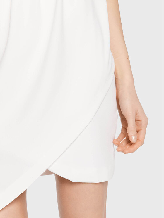 IRO IRO Коктейлна рокля Kamela AS090 Бял Regular Fit