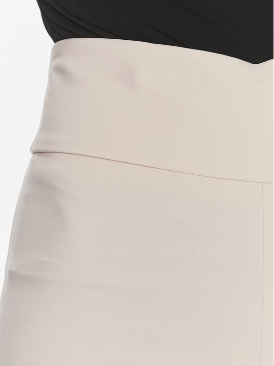 Rinascimento Rinascimento Riidest püksid CFC0117682003 Beež Regular Fit