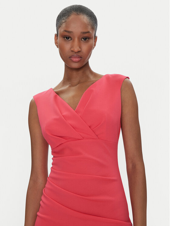 Rinascimento Rinascimento Sukienka koktajlowa CFC0122540003 Różowy Regular Fit