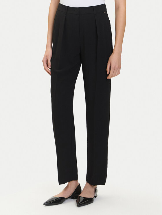 Armani Exchange Armani Exchange Pantaloni di tessuto XW000664 AF10872 UC001 Nero Loose Fit
