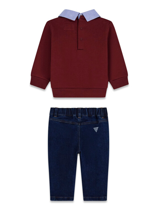 Guess Guess Completo felpa e pantaloni di tessuto N6YG07 K5170 Multicolore Regular Fit