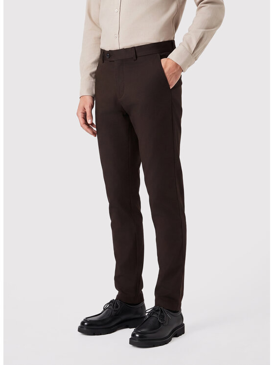 Pako Lorente Pako Lorente Chinosy P26WF-WX-003 Brązowy Regular Fit