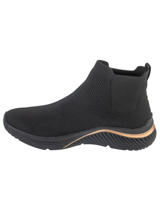 Skechers Skechers Buty do biegania Arch Fit S-Miles - Sock Walk Czarny