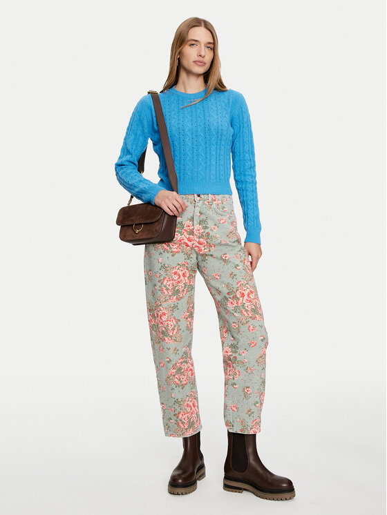 United Colors Of Benetton United Colors Of Benetton Jeans hlače 40B3DE027 Pisana Balloon Fit