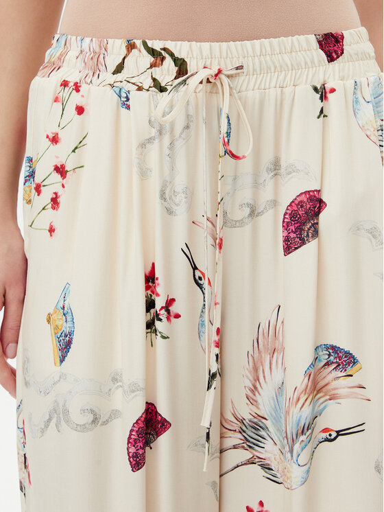 ViCOLO ViCOLO Штани з тканини TD0814 Бежевий Relaxed Fit