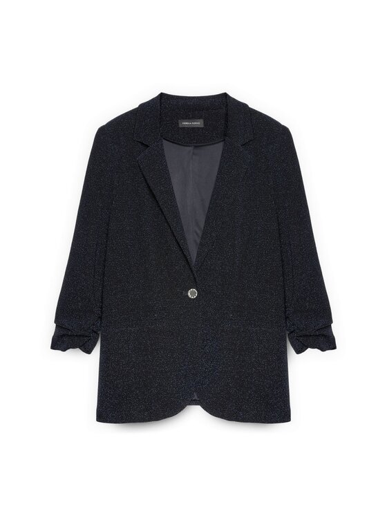 Fiorella Rubino Fiorella Rubino Giacca di transizione Q001T000239N0Z4 Blu Regular Fit